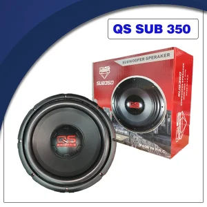 ساب‌ووفر 12 اینچ کیو اس (QS) مدل QS SUB350؛ بیس عمیق و دقیق برای سیستم صوتی خودرو - الو سیستم